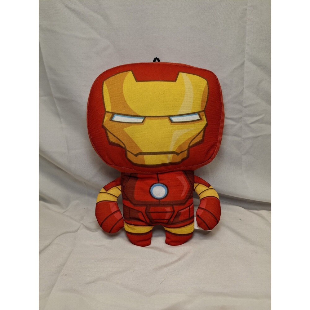 Marvel Iron Man Plush Avengers Assemble Super Hero Red & Yellow 9" Tall